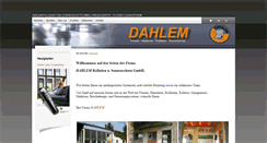 Desktop Screenshot of dahlem-gmbh.de